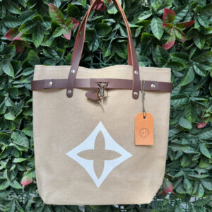 BORSA MANIFATTURE PICO - GEORGE CANVAS NEUTRO