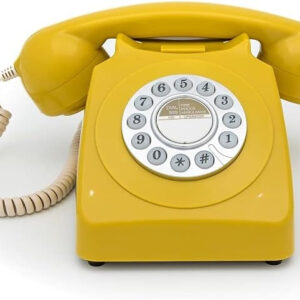 TELEFONO GPO746 PUSH BUTTON MUSTARD