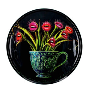 PIATTO ROTONDO PIANTA CARNIVORA