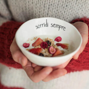 SET 2 COPPETTE "SORRIDI SEMPRE"