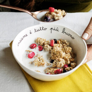 SET 2 COPPETTE "INSIEME E' TUTTO PIU' BUONO"