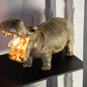 LAMPADA IPPOPOTAMO ORO