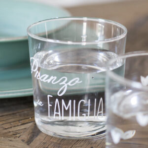 BICCHIERE "PRANZO IN FAMIGLIA"