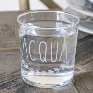 BICCHIERE "ACQUA"