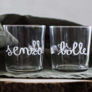 BICCHIERE "SENZA BOLLE"