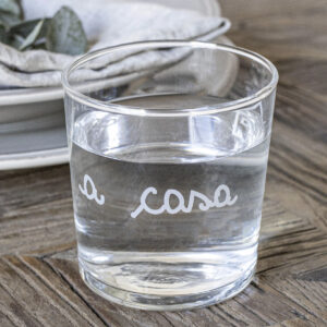 BICCHIERE "SONO A CASA"