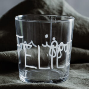 BICCHIERE "OGGI SONO FELICE"