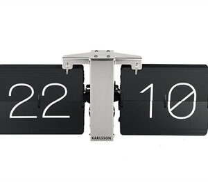 OROLOGIO FLIP NO CASE NERO/ACCIAIO