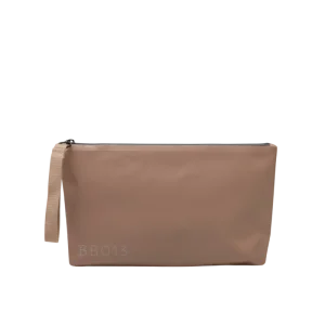 POUCH BAG ALMOND BROWN