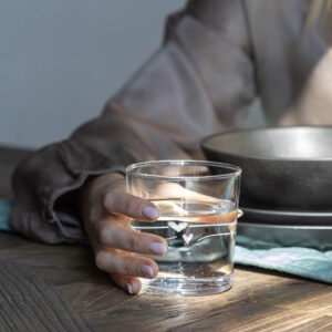 BICCHIERE "FESTONE CUORI"