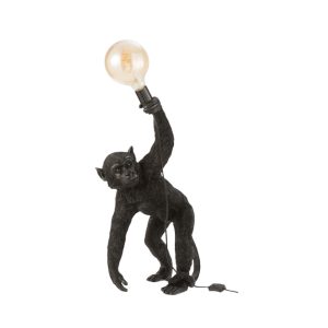 LAMPADA SCIMMIA INCLINATA NERA