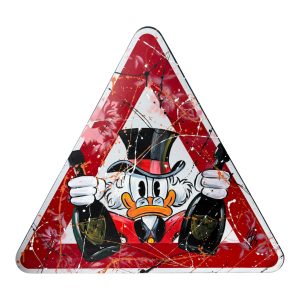 CARTELLO STRADALE - ZIO PAPERONE CHAMPAGNE