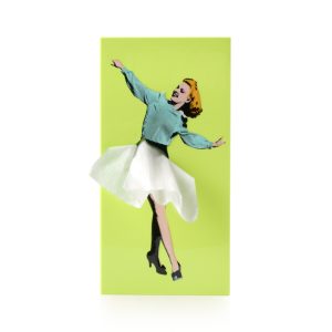 BOX PORTA FAZZOLETTI GIRL UP LIGHT GREEN