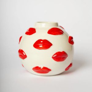 VASO MOUTH RED PICCOLO