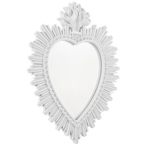 SPECCHIO EX VOTO RESINA BIANCO