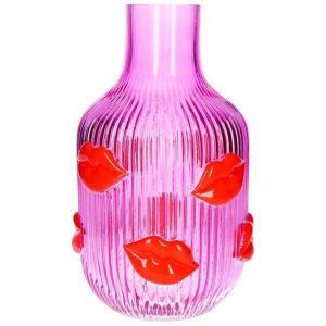 VASO L'AMOUR 30CM PINK CLEAR