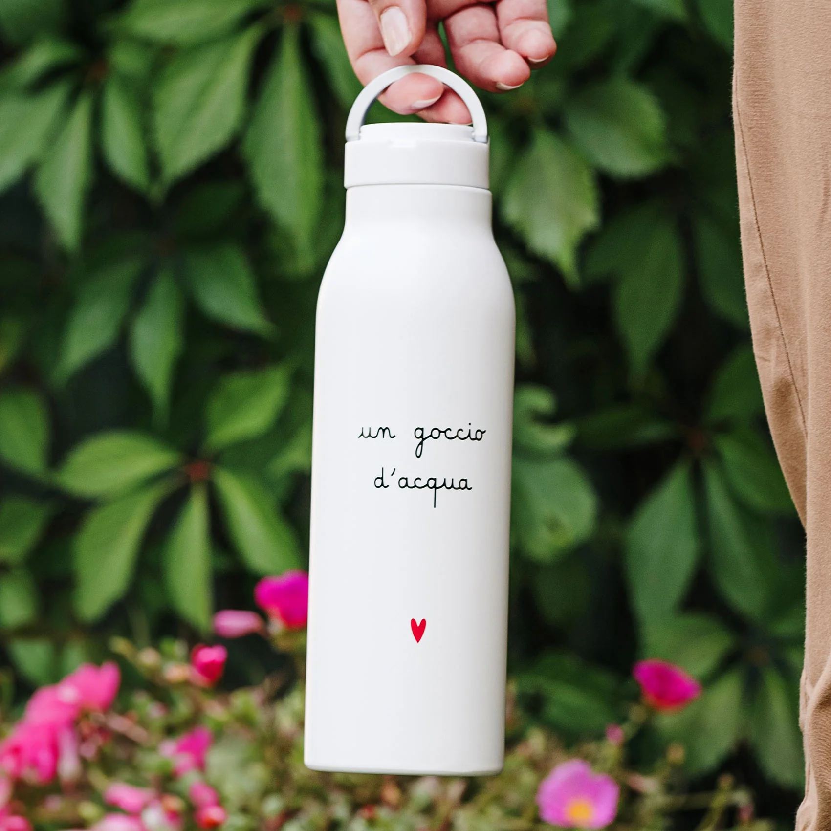 BOTTIGLIA TERMICA "UN GOCCIO D'ACQUA" 500ML - immagine 2