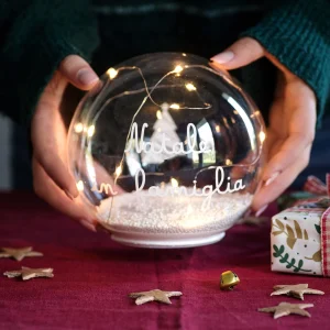 PALLA LED "NATALE IN FAMIGLIA"