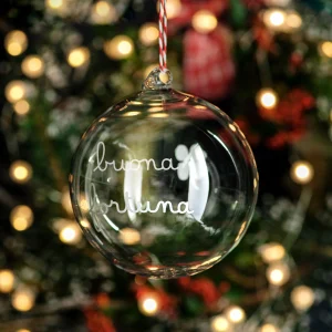 PALLINA 12CM "BUONA FORTUNA"