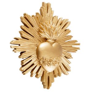 EX VOTO RESINA CON RAGGI ORO