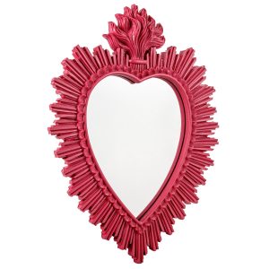 SPECCHIO EX VOTO RESINA AMARANTO