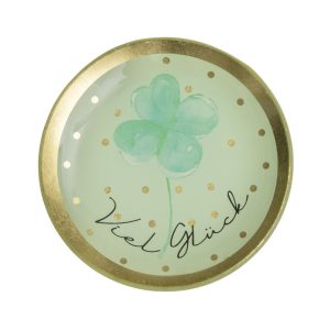 PIATTINO ROTONDO QUADRIFOGLIO VIEL GLUCK