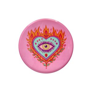 PIATTO ROTONDO HEART INFUOCATO