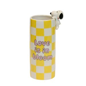 VASO SNOOPY LOVE IN BLOOM YELLOW