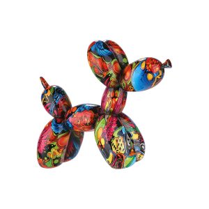 SCULTURA CANE PALLONCINO STREET ART