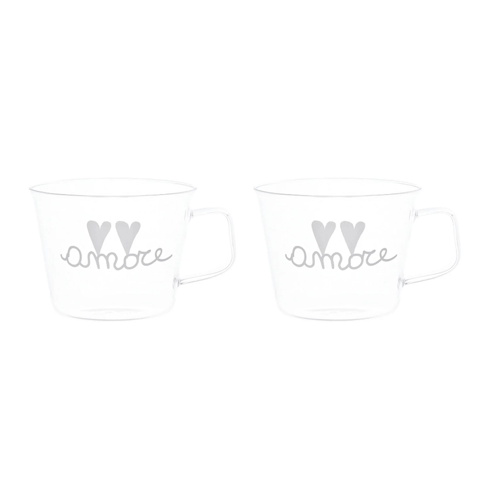 SET DUE TAZZE "AMORE" 480ML - immagine 2