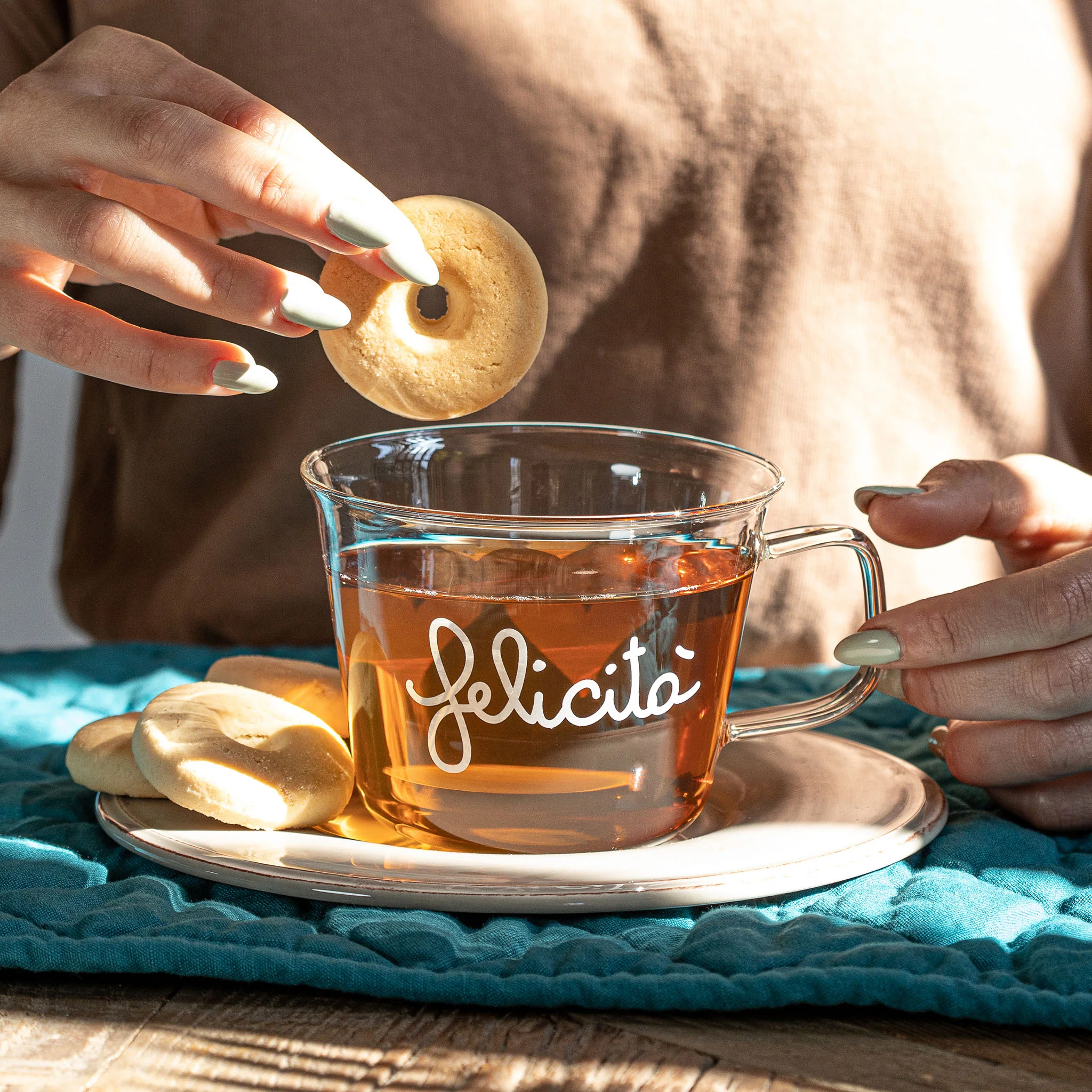 SET DUE TAZZE "FELICITA'" 480ML