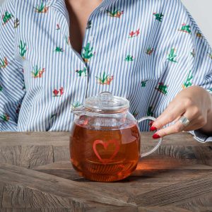 TEIERA "CUORE GRAFFITI ROSSO" 1000ML