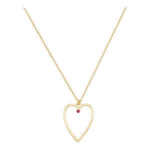 COLLANA CUORE GRANDE FILO