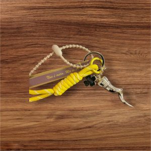 PORTACHIAVI CORNETTO E CHARMS ORO