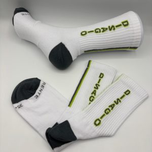 CALZINI DISAGIO BIANCO-LIME