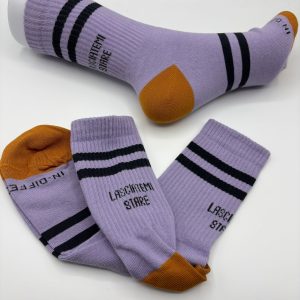 CALZINI LASCIATEMI STARE LILLA