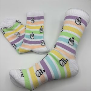 CALZINI ARCOBALENO DITO MEDIO