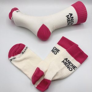 CALZINI ANCHE MENO PANNA-ROSA