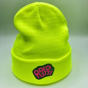 BERRETTO ODIO TUTTI GIALLO FLUO