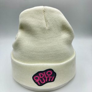 BERRETTO ODIO TUTTI BIANCO