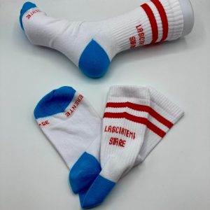 CALZINI LASCIATEMI STARE BIANCO