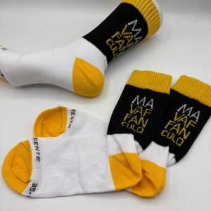 CALZINI MA VAFFANCULO GIALLO