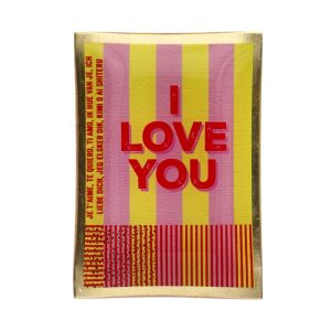 PIATTINO RETTANGOLARE I LOVE YOU