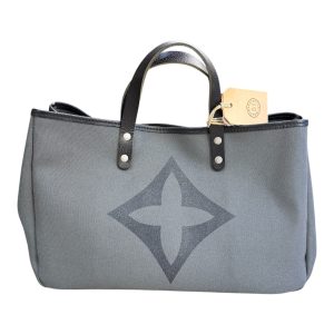 BORSA MANIFATTURE PICO - BAGUETTE CANVAS GEORGE GRIGIO