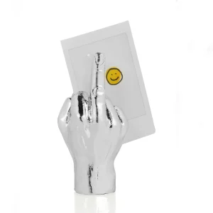 THE FINGER MAGNETIC SCULPTURE SILVER