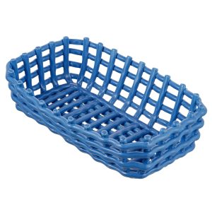 CESTINO CENTROTAVOLA INTRECCI - BLU