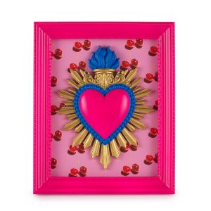 CORNICE RETTANGOLARE CUORE E CILIEGIE
