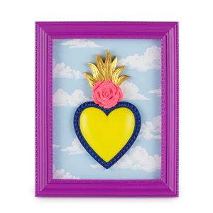 CORNICE RETTANGOLARE CUORE E NUVOLE
