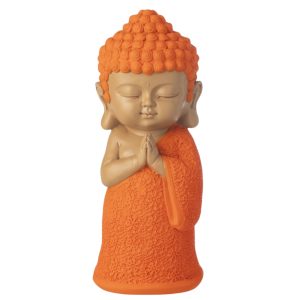 MONACO PREGHIERA ARANCIO