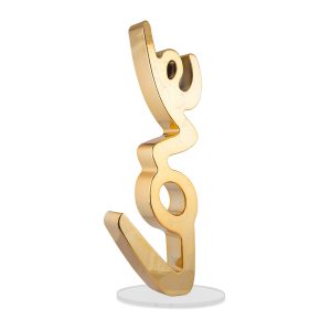 SCRITTA LOVE VERTICALE ORO